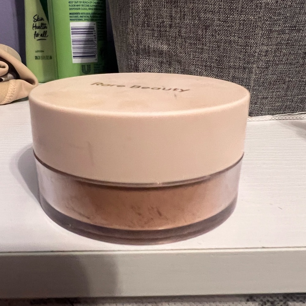 Rare beauty setting powder.